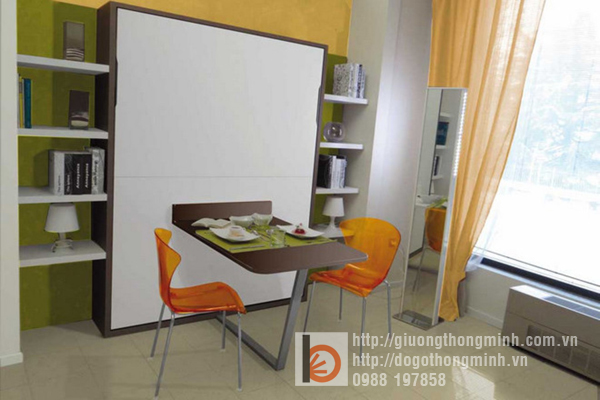 Không gian căn hộ quá nhỏ? Hãy sử dụng giường thông minh