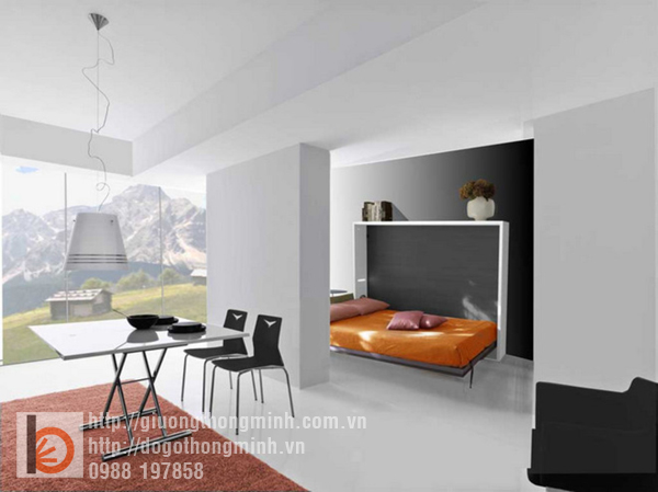 Không gian căn hộ quá nhỏ? Hãy sử dụng giường thông minh