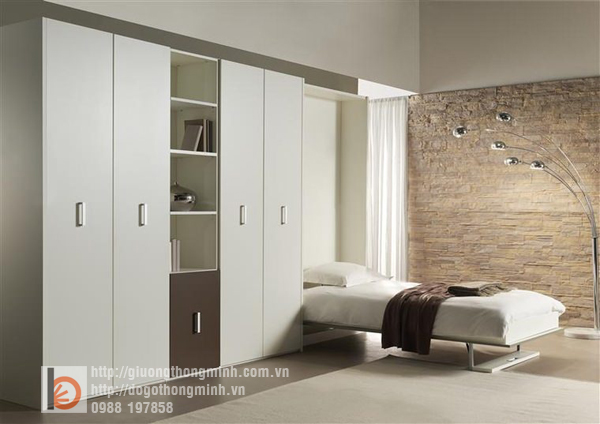 Không gian căn hộ quá nhỏ? Hãy sử dụng giường thông minh