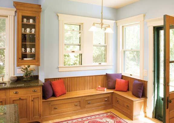 Tận dụng góc tường trống làm nơi thư giãn ấn tượng