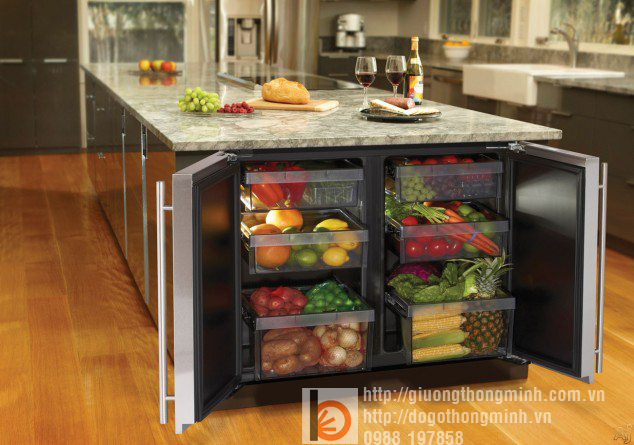 Lưu trữ thông minh cho không gian bếp nhỏ