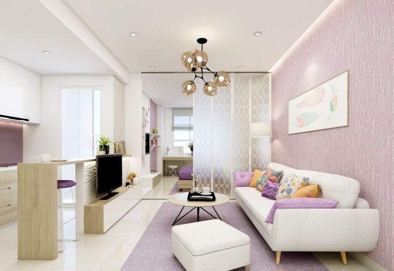 cách giai phong khong gian nha hep