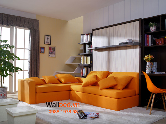 Biến hóa phòng khách thành phòng ngủ trong tíc tắc