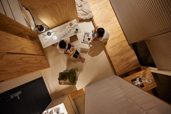 Thiết kế thông minh của một gia đình với căn hộ 33m2