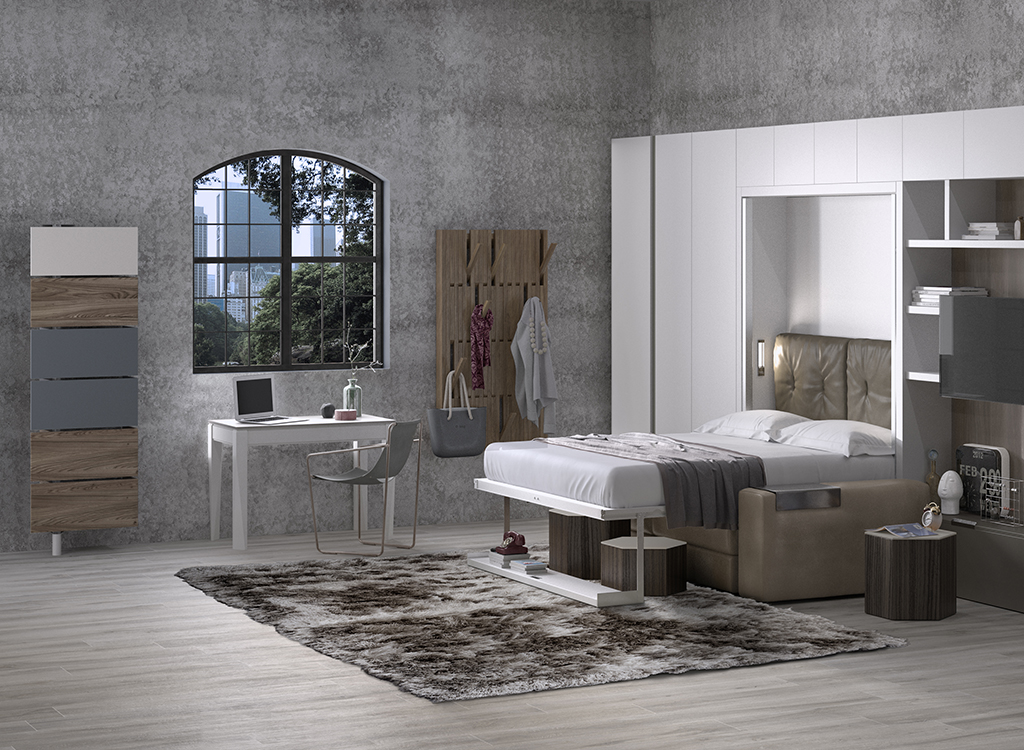 Giường thông minh phát minh sáng tạo của không gian