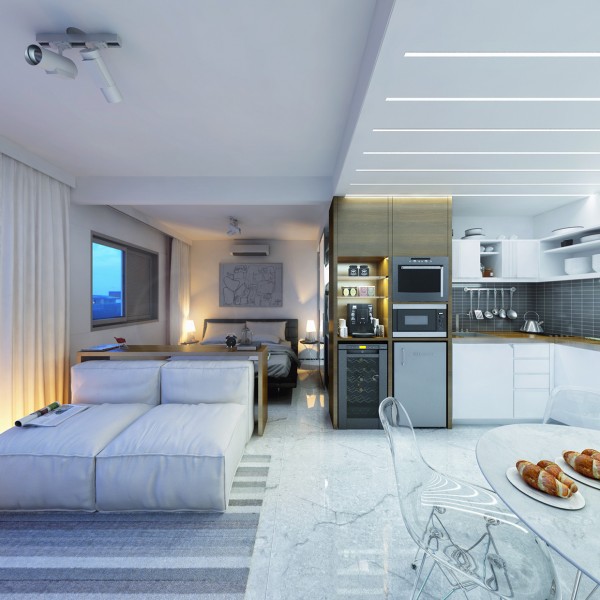 Thiết kế ấn tượng cho căn hộ siêu nhỏ 29m2