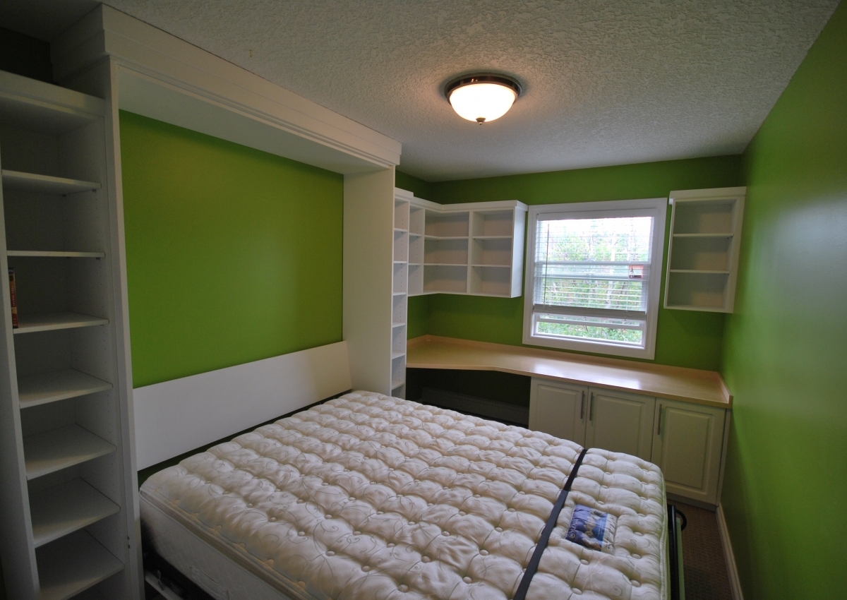 Tạo phòng làm việc đa năng với giường thông minh