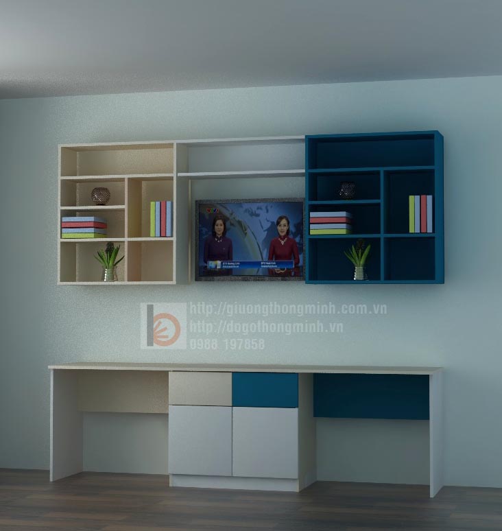 giuong thong minh ket hop ban hoc